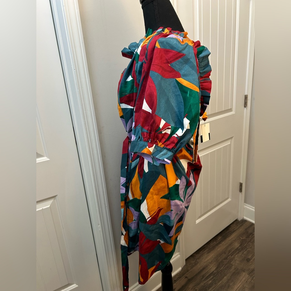 ELOQUII Colorful Floral Belted Dress | Size 16 | NWT - Picture 5 of 7